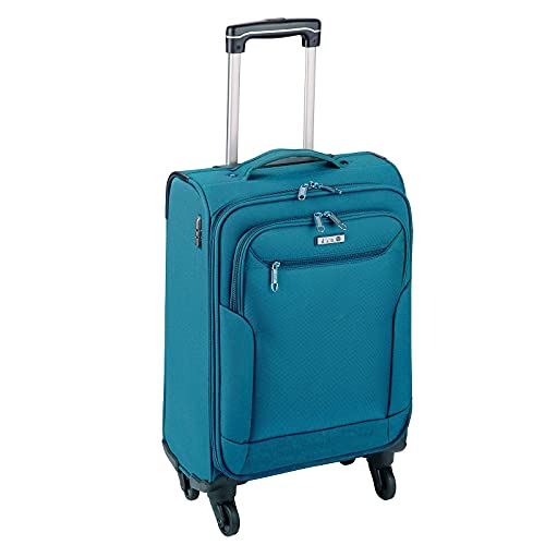 D&N Travel Line 6804 Koffer, 55 cm, 35L, Türkis (Petrol) von D & N