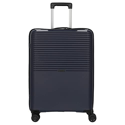 Trolley Koffer aus sehr flexiblem und stoßfestem Polypropylen - Teleskopgriff - TSA Schloss - 4 Räder - 69l - Blau von D & N