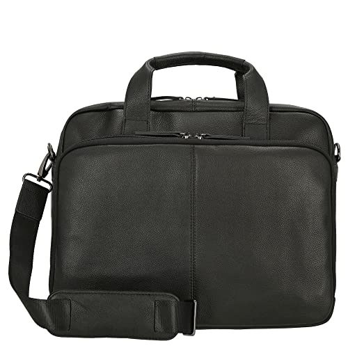 D & N Business Line Aktentasche Leder 38 cm Laptopfach von D & N