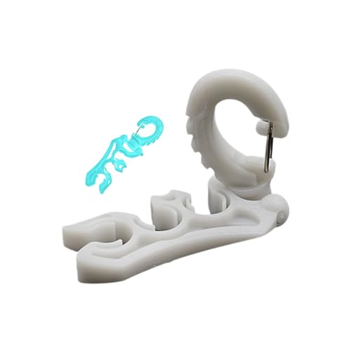 DABAIXIONG Tauchschlauchhalter Clip Tauchgas Doppelschlauchclip Mit Hakenleuchtertauchschläuchen Clips Zum Schnorcheln Und Schnorchelgeräten Für Und von DABAIXIONG