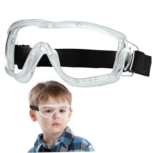 DAGLLGEW Kids Safety Goggles Anti-Fog Clear Lyddler Safety Gläses Schockfeste wasserdichte Kinderbrillen tragbare Augenschutzbrillen für Pool Sommerparty von DAGLLGEW
