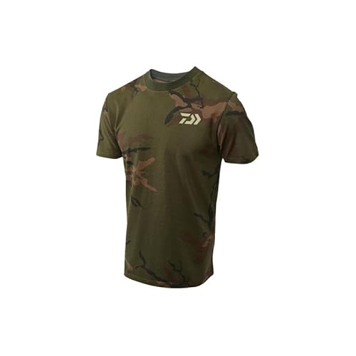 Daiwa Carp Camo T-Shirt Gr. M Angelshirt Anglershirt T-Shirt für Angler von DAIWA