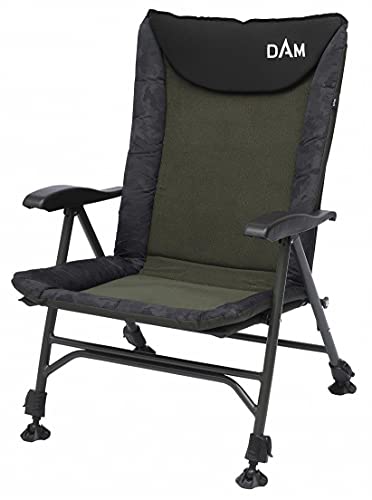DAM Camovision Easy Fold Chair With Armrests Alu Stuhl Karpfenstuhl Angelstuhl von DAM