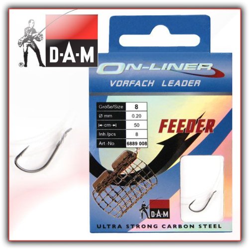 DAM Onliner gebundene Haken Feeder Gr.12 von DAM