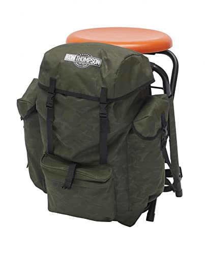 DAM Ron Thompson Heavy Duty V2 360 Backpack Chair - Rucksackstuhl Sitzhöhe 68cm von DAM