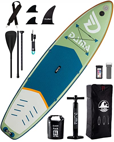 DAMA Aufblasbares Stand Up Paddle Board, sup Paddle Board, Drop Stitch und PVC, Leine, Reparatur-Set zum Surfen oder Polstern von DAMA