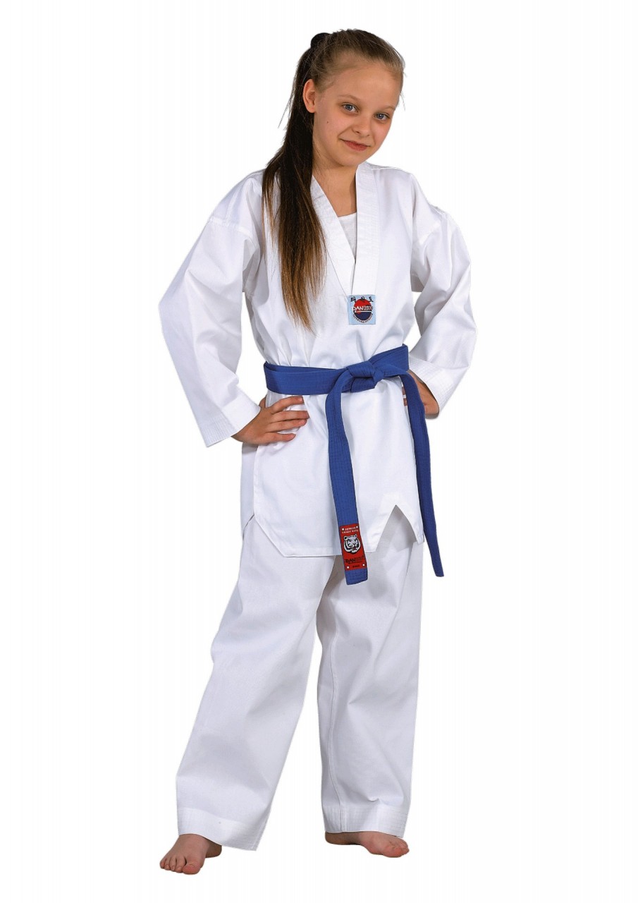 DANRHO Dojo-Line Kinder Taekwondo Anzug Dobok von DANRHO
