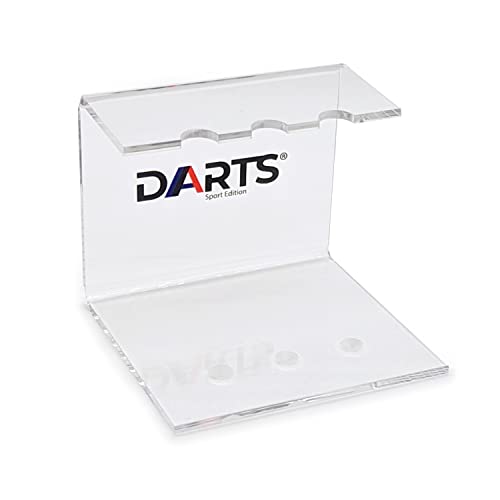 DARTS Sport Edition Dartständer Steeldarts Proud-X Acryl Ständer Darts – Dart Display für 3 Dartpfeile (Pfeile) von DARTS Sport Edition