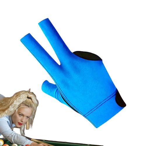 DASHIELL 3-Finger-Billardhandschuhe,DREI-Finger-Billardhandschuhe | Billard-Sporthandschuhe für die Linke Hand - Dünne und rutschfeste Sporthandschuhe, hochelastische und atmungsaktive von DASHIELL