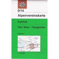 DAV AV-Karte 0/14 Inylchek, Tien Shan Kyrgyzstan von DAV