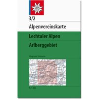 DAV AV-Karte 3/2 Lechtaler Alpen Arlberggebiet W+S von DAV