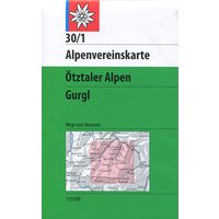 DAV AV-Karte 30/1 Ötztaler Alpen Gurgl von DAV