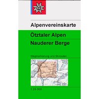DAV AV-Karte 30/4 Ötztaler Alpen Nauderer B. Skiroute von DAV