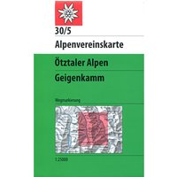 DAV AV-Karte 30/5 Ötztaler Alpen Geigenkamm von DAV