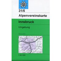 DAV AV-Karte 31/5 Innsbruck Umgebung, Skirouten von DAV