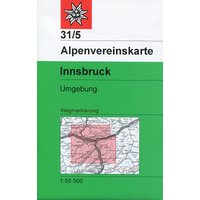 DAV AV-Karte 31/5 Innsbruck Umgebung von DAV