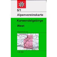 DAV AV-Karte 5/1 Karwendelgebirge, West von DAV