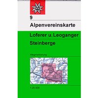 DAV AV-Karte 9 Loferer u. Leoganger Steinberge von DAV