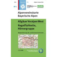 DAV AV-Karte BY 1 Allgäuer Voralpen West von DAV