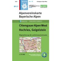 DAV AV-Karte BY 17 Chiemgauer Alpen West, Hochries von DAV