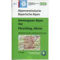 DAV AV-Karte BY 7 Ammergebirge Ost, Pürschling, Hörnle von DAV