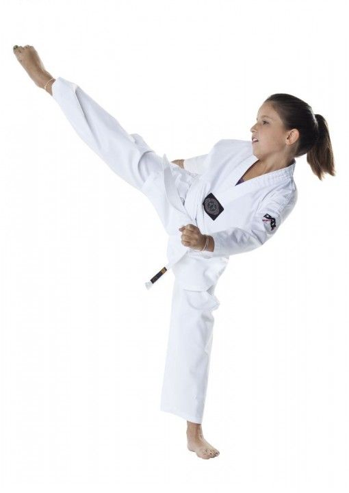 DAX SPORTS Kinder Taekwondoanzug Weißes Reverse von DAX SPORTS