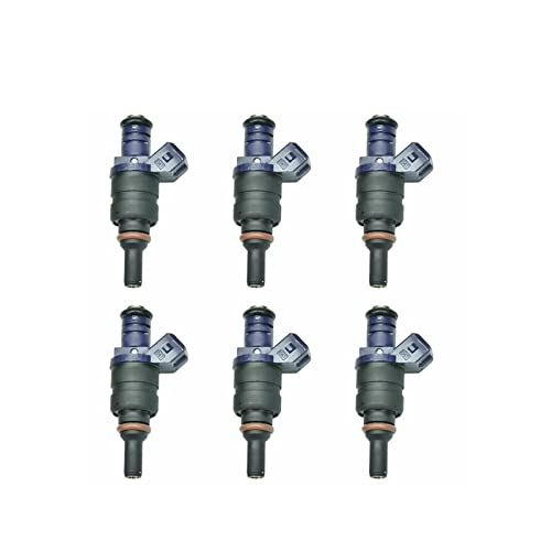 Auto-Einspritzventil Kraftstoffinjektor 4/6 Stück for BMW Z3 Z4 X3 X5 320i 525i 530i 330i E36 E46 E39 E60 E61 E83 E85 OE# 13537546244 1439800 (Farbe: 4 Stück) von DBAOXIN