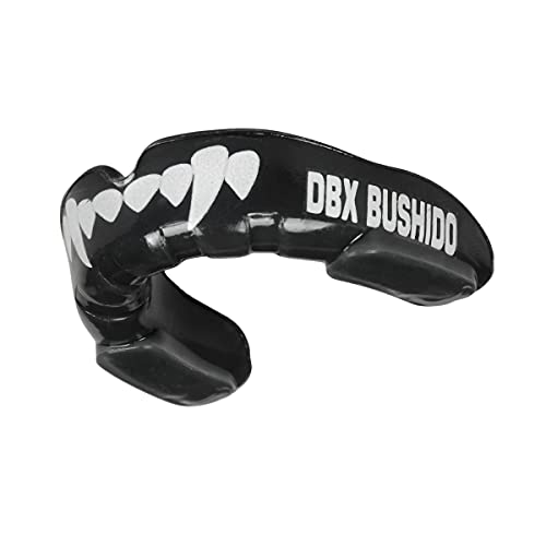 DBX BUSHIDO Men's MG-2 Gel Zahnschutz Kampfsport-Mouthguard Sport-Box Mundschutz für Kickboxen-Perfekte Passform und Leichtes Atmung, Black, ‎One Size von DBX BUSHIDO