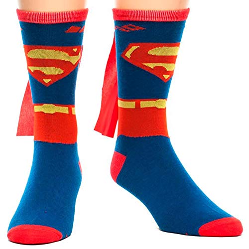 Cid Superman Herren-Socken, mehrfarbig, FR: Einheitsgröße (Größe Hersteller: Einheitsgröße) von DC Comics