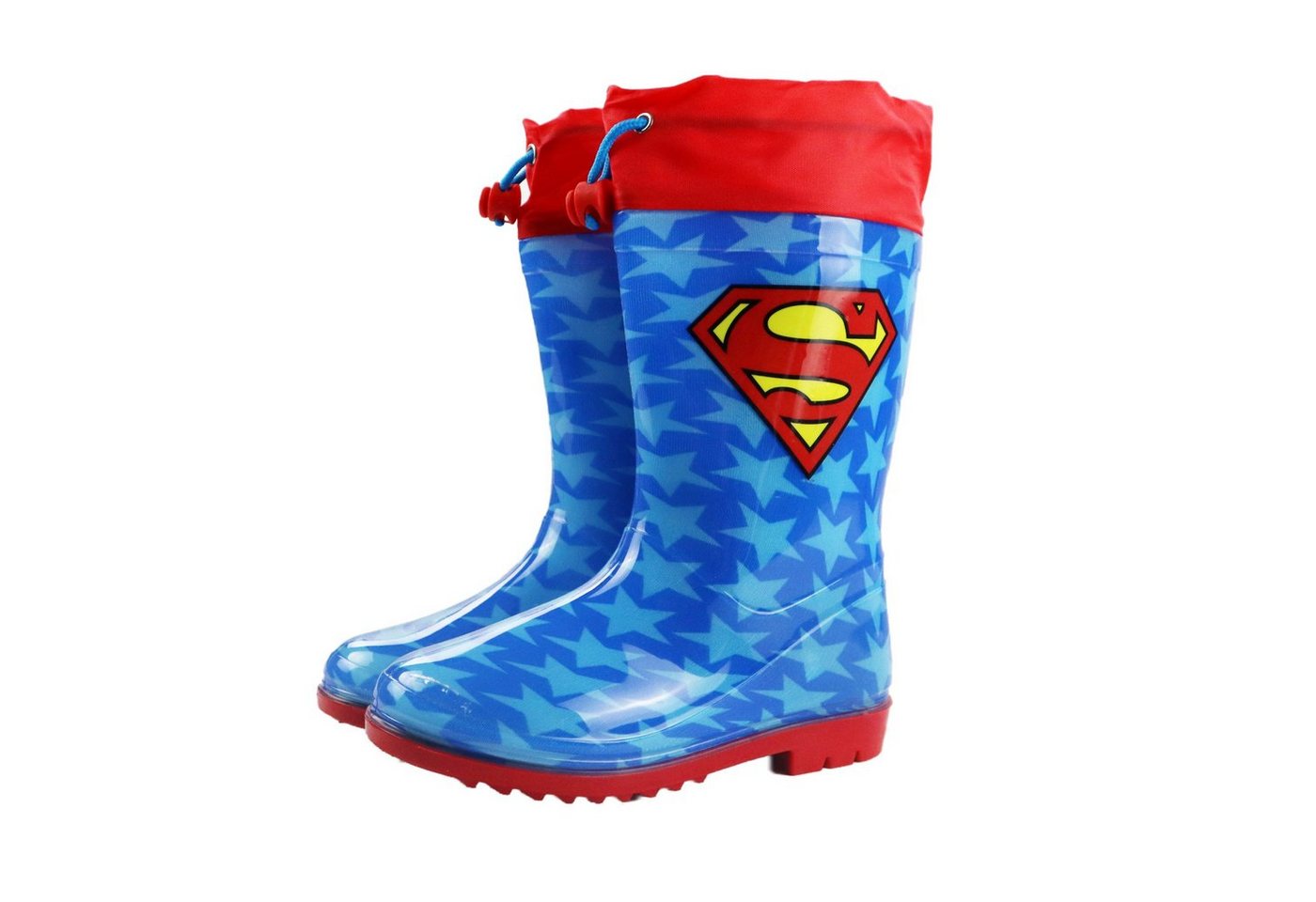 DC Comics DC Comics Superman Kinder Stiefel Regenstiefel Gummistiefel Gr. 25 bis 34 von DC Comics