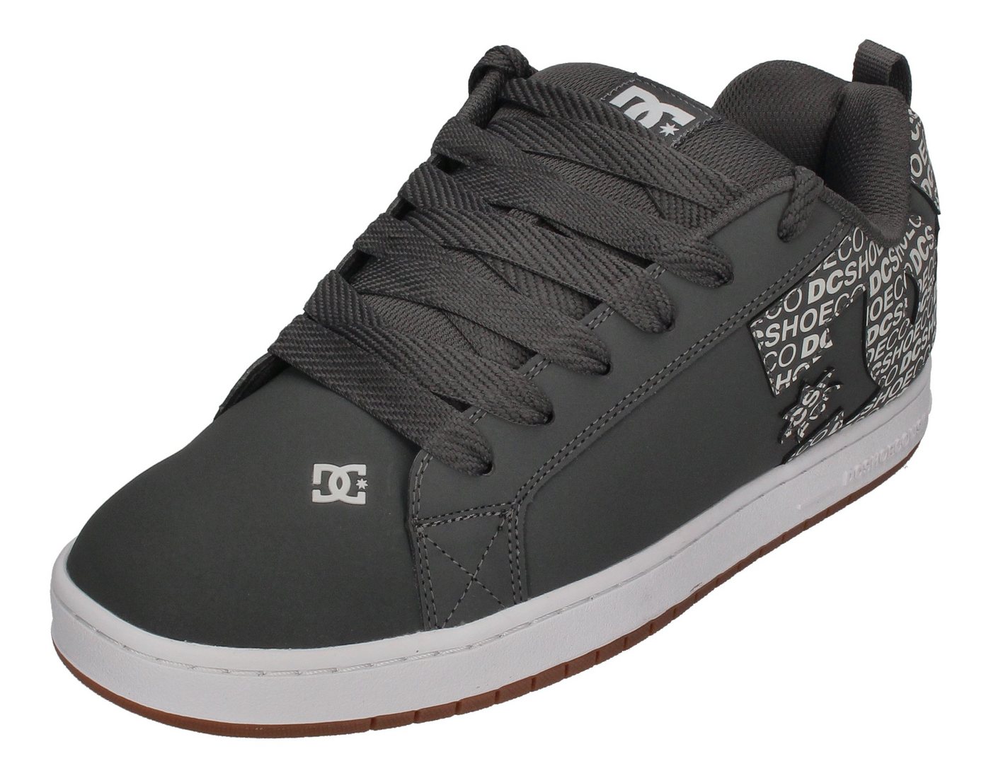 DC Shoes Court Graffik Skateschuh Dark Grey White von DC Shoes