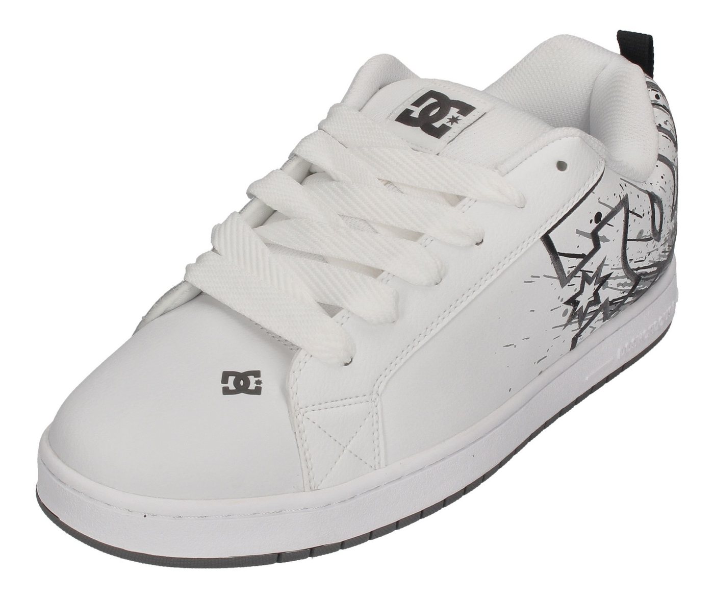 DC Shoes Court Graffik Skateschuh White Print von DC Shoes