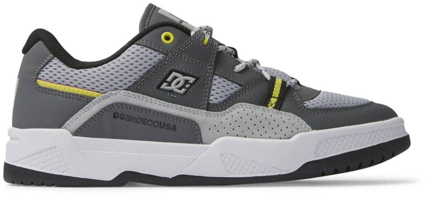 DC Shoes DC Shoes Construct White/Grey/Yellow Sneaker von DC Shoes