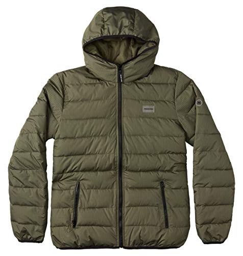 DC Shoes Herren Isolationsjacke Mit Kapuze Turner Puffer für Männer, fatigue green, S, ADYJK03090 von DC Shoes