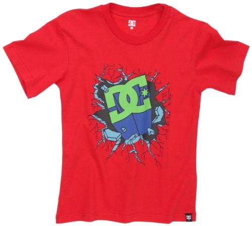 DC Shoes Jungen Screenline T-Shirt Adult Crash Short Sleeve, athletic red, M, DRBJE092-ATHD von DC Shoes