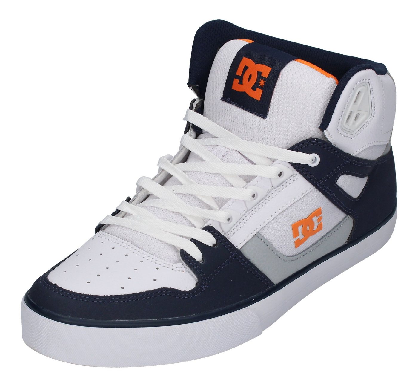 DC Shoes Pure HT WC ADYS400043 Skateschuh White Grey Orange von DC Shoes