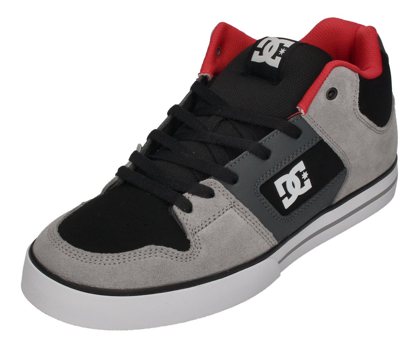 DC Shoes Pure MID ADYS400082-WBI Skateschuh black grey red von DC Shoes