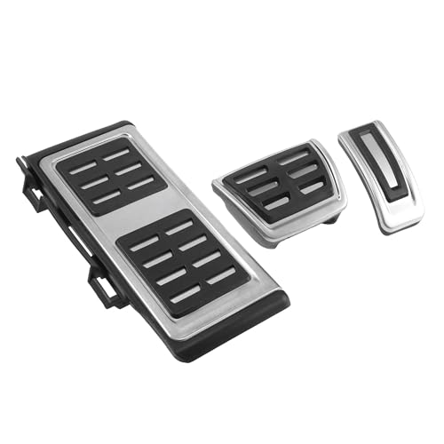 DCXXAN 3 Stück Auto Styling Bremsbeschleuniger Pedalauflage Rest Pedal Cover Kit für VW für Golf 2015 2016 2017 2018 2019 2020 von DCXXAN