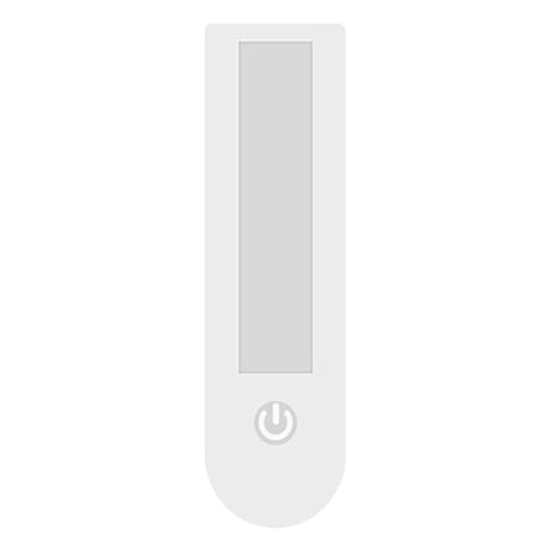 DEARBAG Transparente Abdeckung des Displays für Xiaomi Scooter Ersatzteil Zubehör wasserdichte Display Regenabdeckung Silikonhülle für LED Anzeige Xiaomi M365 Pro 1S Elektroroller (Weiß) von DEARBAG