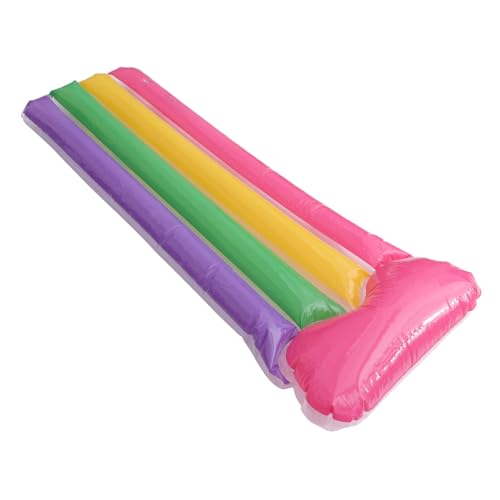 DECHOUS PVC Schwimmbrett Regenbogenfarben Aufblasbar Schwimmhilfe Schwimmspaß Pool Wasserspielzeug Sommer von DECHOUS