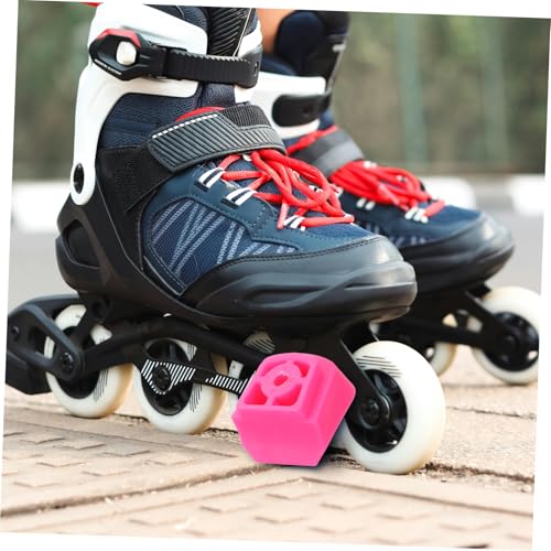 DECHOUS Roller Skate Bremsset rutschfeste Inline Skate Bremsblöcke Verschleißfeste Ersatz bremspads für Rollschuhe Einfache Installation von DECHOUS