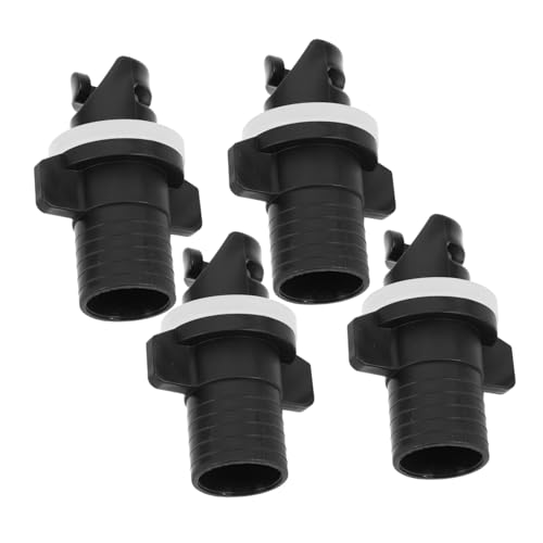 DECOMELODY 4 Stück Teiliges Sup Ventiladapter für Luftpumpe Robustes Schlauchboot Zubehör Einfacher Werkzeugfreier Anschluss Langlebige Ventilverbinder für Paddle Board Kajak und Surfboard von DECOMELODY