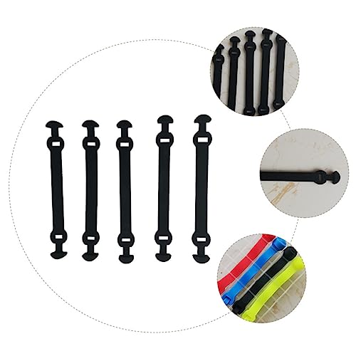 DECOMELODY 5 Stück Silikon Tennis Racket Dämpfer Lang Schnalle Vibrationsdämpfer Stoßdämpfer für Tennisspieler Tragbare Schläger Absorber zur Vibrationsreduzierung und von DECOMELODY