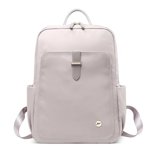 DEEVORCA Mode Reisen Damen Rucksack Anti Diebstahl Wasserdicht Schulrucksack für 15.6 Zoll Laptop mit Griff Tagesrucksack Urlaub Lässig Täglich Nylon College Tasche Damen Backpack Rosa von DEEVORCA