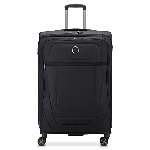 DELSEY PARIS - HELIUM DLX - Großer erweiterbarer Weichschalenkoffer - 77x49x33 cm - 115 Liter - XL - Schwarz von DELSEY PARIS