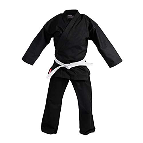 DEPICE Karate-Anzug Kage 12 oz schwarz Baumwolle traditionell 200 cm von DEPICE