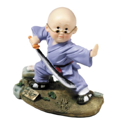 DEPICE Figur Kung-Fu mit Schwert Deko Souvenir Geschenk von DEPICE