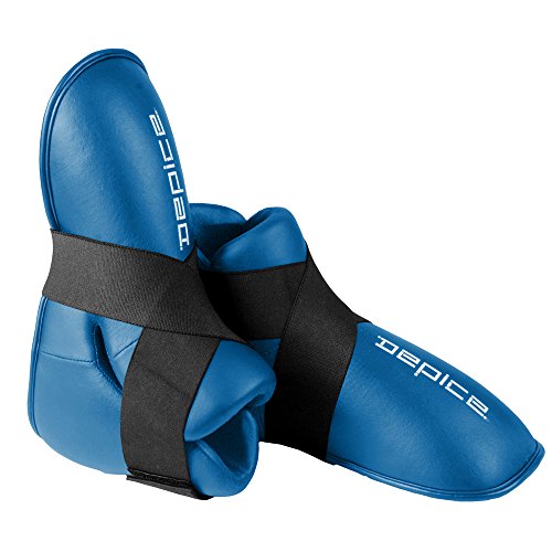 DEPICE Schutzausrüstung Kickbox-Fußschutz Topline, Blau, M, sa-ftsb von DEPICE