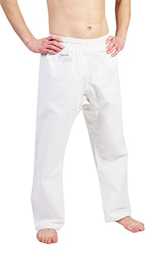 DEPICE Unisex – Erwachsene Karatehose Einzelhose, weiß, 190cm von DEPICE