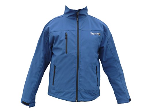DEPROC-Active Herren Westlook Softshelljacke Jacke, Blau, XL von DEPROC-Active